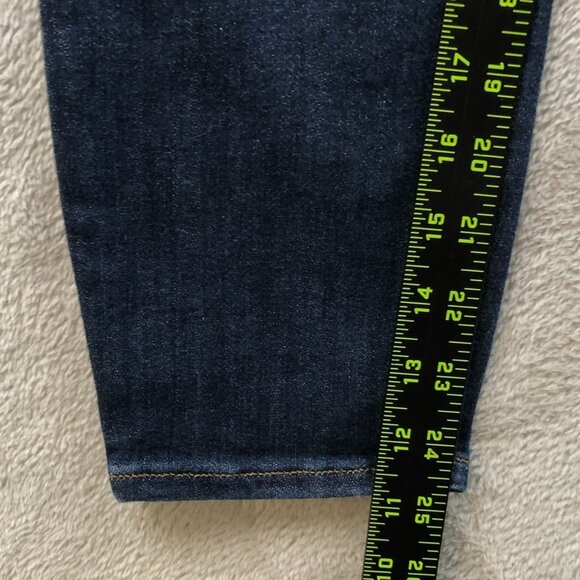 Lands End Womens Mid Rise Pull-On Skinny Jeans Size 6P Blue Denim Casual Stretch - Picture 6 of 16